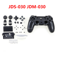 Boîtier complet noir DIY de haute qualité pour manette PS4 3.0, coque de protection complète pour PS4 JDS-030 JDM 030, accessoire