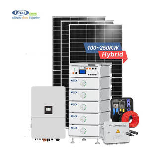 25 năm Bảo hành 3 giai đoạn trên Off <span class=keywords><strong>Grid</strong></span> lai năng lượng mặt trời hệ thống điện 30 kW 40 kW 50 kW 60kva 80kva 100kva <span class=keywords><strong>200Kw</strong></span> năng lượng mặt trời hệ thống - Product Image 1