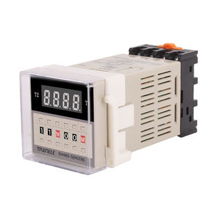 Minuteur numérique LED DH48S-2Z DH48S-1Z DH48S-S, relais temporisé, interrupteur de temporisation de mise sous tension, AC110V 220V DC <span class=keywords><strong>12V</strong></span> 24V avec base de relais DH48S - Product Image 5