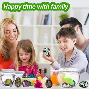 24 Huevos de <span class=keywords><strong>Dinosaurio</strong></span>, Juguetes de Huevos de <span class=keywords><strong>Dinosaurio</strong></span> <span class=keywords><strong>que</strong></span> Crecen en <span class=keywords><strong>Agua</strong></span>, Kits de Ciencia para Romper Huevos, Juguetes Novedosos, Regalos de Cumpleaños - Product Image 5