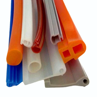 Profilé en silicone Xinhong XHMC-Silicone personnalisé, bande d'étanchéité solide en silicone pour fenêtres en aluminium