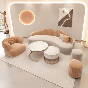 Divano Moderno per Salone di Bellezza, Soggiorno, Negozio di Abbigliamento e Abiti da Sposa, Design Irregolare e Creativo - Product Image 2