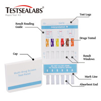 Testsealabs Panneau de test urinaire multi-médicaments 12-en-1 pour un dépistage complet des abus de substances