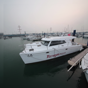 Catamarano a Motore Grandsea 11.60m/38ft in Vetroresina/Resina Vinilica, 150HP, Doppi Motori, Velocità 18 Nodi, per <span class=keywords><strong>Pesca</strong></span> Sportiva e Laghetto - Product Image 1