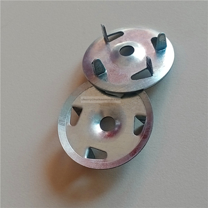 Rondelles de fixation en métal Clips d'empalement d'isolation acoustique à 8 broches utilisés pour suspendre des panneaux muraux insonorisants - Product Image 6