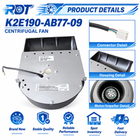 Ventilateur de refroidissement d'origine allemande K2E190-AB77-09 75W, faible bruit, refroidissement stable, conception compacte, convertisseur de fréquence, ventilation