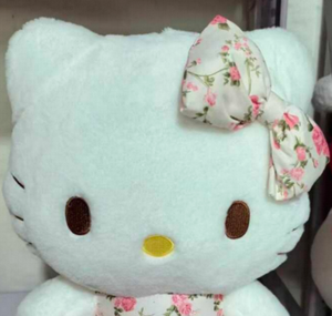 Peluche Hello Kitty 30 cm, morbido giocattolo con fiocco floreale per bambini, unisex, animale di peluche - Product Image 3