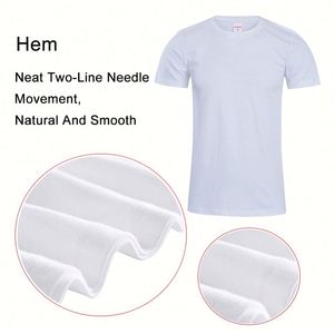 Design 100% Cotton 200gsm Classic Vintage Customized Logo Low MOQ Blank Crewneck Unisex <b>Shirt</b> Summer Breathable Soft T-<b>shirt</b> - Product Image 3