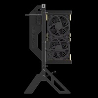 Châssis ouvert Alpha V2.0 compatible ATX MATX ITX, supporte GPU 315 mm, refroidissement liquide 360