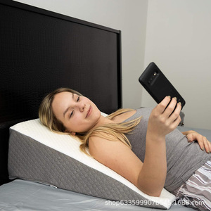 Du Babo Memory Foam Triangular Pillow Large <b>Backrest</b> For Bed Semi Reclining Support Cushion - Product Image 1