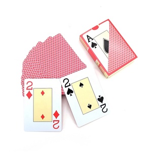 Оптовая продажа от производителя, печать логотипа, размер 63*88 мм, ПВХ, Кувейт, Саудовская Аравия, на заказ, покерная колода, пластиковая 32 балуная играющая карта - Product Image 3