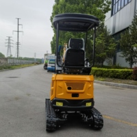 Nueva Miniexcavadora Hidráulica Económica, Pequeña Excavadora, Microexcavadora, Miniexcavadora Más Pequeña de 1.8 Toneladas
