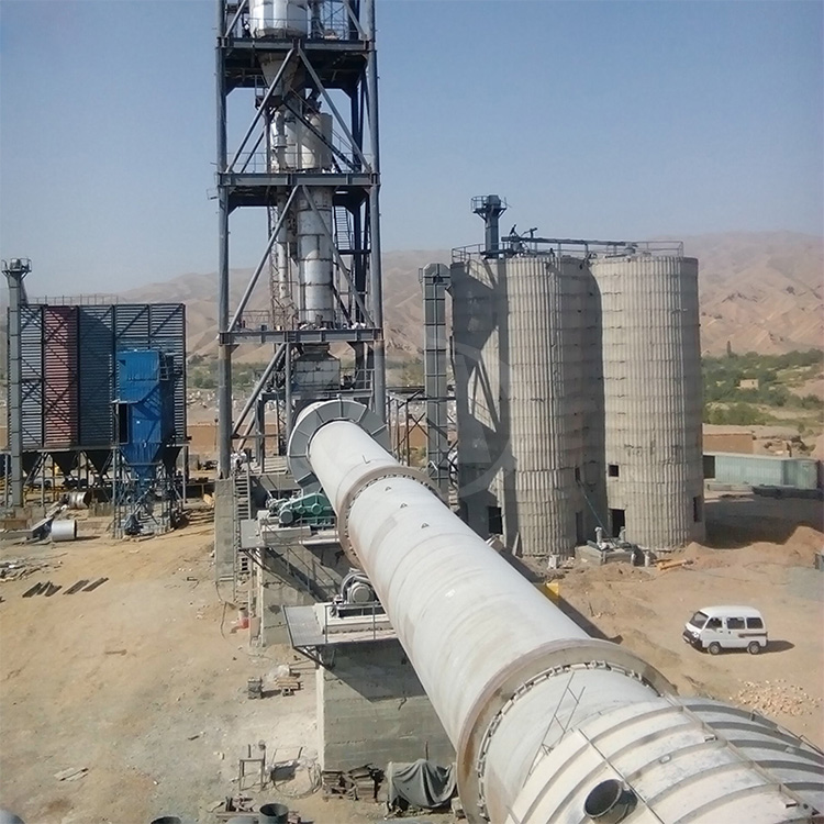 Máquina de equipo de horno rotatorio de procesamiento de cal recortada