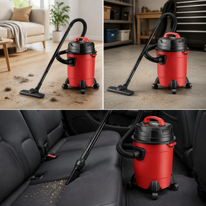 <span class=keywords><strong>Aspirapolvere</strong></span> Commerciale a Secco con Contenitore in Plastica da 15 Litri, 1500 <span class=keywords><strong>Watt</strong></span>, per Uso Domestico e Auto - Product Image 4