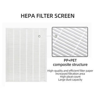 Filtre à charbon actif de qualité H13 de remplacement pour <span class=keywords><strong>purificateur</strong></span> d'air <span class=keywords><strong>Winix</strong></span> 5500/AM80 116130 pièces de rechange - Product Image 2