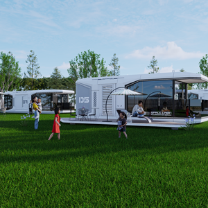 Modern Luxurious Camping Capsule Prefabricated House Steel Space Intelligent System 2 Bedroom Villas - Product Image 3