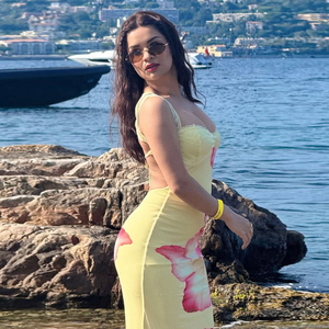 Beach Vacation Style Women's Slip Maxi Dress New Hot Sale Sexy Backless <b>Tie</b>-Up Floral Lace Trim Evening Gown Natural Waist - Product Image 5