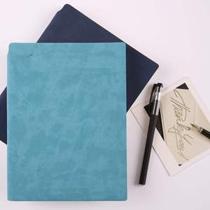 Blocco note A5 blocco note in pelle di pecora classica con scritta in pelle morbida taccuino da studio taccuino - Product Image 4