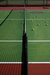 Restez à la maison et jouez sur le terrain multisports extérieur avec les lignes de dimension du terrain de basket peintes et du terrain de pickleball. - Product Image 4