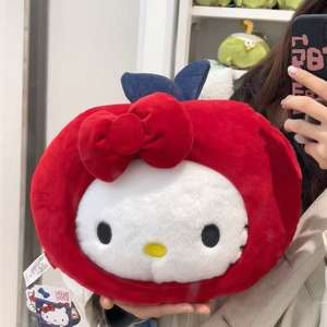 Pour princesse mer Animal pomme oreiller en peluche soulagement du Stress brodé maille doublure mignon chambre voiture <span class=keywords><strong>coussin</strong></span> lit décoration - Product Image 1