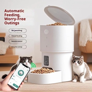 Distributeur automatique de nourriture intelligent connecté 4L avec caméra et contrôle par application Wi-Fi pour chiens et chats - Product Image 3