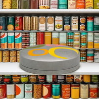 Offre Spéciale : Boîte Métallique Hermétique en Fer Blanc de Qualité Alimentaire pour Aliments pour Animaux, Biscuits, Sucre, Bonbons et Sandwichs