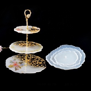 Khay Đựng Bánh Trái Cây 3 Tầng Dày, Khay Phục Vụ Đồ Ăn Bằng Nhựa, Khuôn Silicon Để Làm Giá Để Bánh Cupcake, Trang Trí Nhà Cửa - Product Image 4