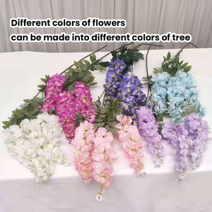 Promise Flower <strong>Artificial</strong> <strong>Tree</strong> for Wedding Decor Ornament Branches and White Flowers Silk Flower <strong>Leaf</strong>