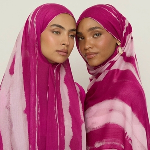 Neue Aktualisierung Hijabs 2026 <span class=keywords><strong>August</strong></span> Hijabs für Muslimische Frauen Neuer Trend 2026 Rosa Modal Hijab - Product Image 2