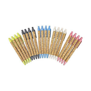 Click Writing <b>Pens</b> Promotional Custom Carton Recycled Plastic Ballpoint <b>Pen</b> With logo - Product Image 1