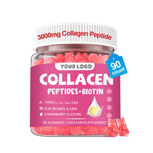 Gomitas de Colágeno con Biotina, Péptidos de Colágeno Marino Hidrolizado, Vitamina C, para el Crecimiento del Cabello, Hidratación de la Piel, Sin Gluten, Sin OMG, Productos de Belleza - Product Image 6