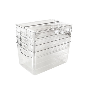 Ensemble de 8 boîtes de rangement transparentes pour réfrigérateur, organisateur d'aliments pour animaux de compagnie, pour armoire de cuisine, fruits, légumes, boissons - Product Image 5