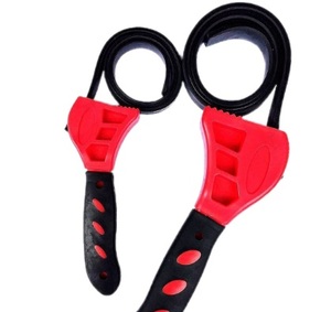 Universal Rubber Belt Wrench 6'' 8'' Plastic <strong>Adjustable</strong> Can Opener Multi-purpose Automotive Oil Filter <strong>Spanner</strong> Wrench - Product Image 2