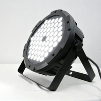 Projecteur PAR LED 180W 60x3W RGB 3-en-1 avec boîtier ABS et contrôle DMX512 pour éclairage de scène