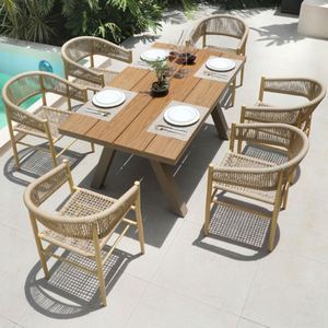 Elegante Silla de metal para exteriores Pastoral Turdy restaurante dormitorio/Villa muebles fáciles de limpiar mesas de comedor sillas para Baño - Product Image 6