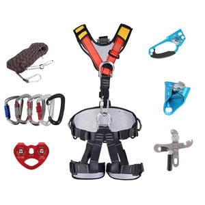 High Load-bearing Five-Point Full Body Polyester Seat Belt <span class=keywords><strong>Safety</strong></span> <span class=keywords><strong>Harness</strong></span> Fall <span class=keywords><strong>Protection</strong></span> Equipment for Montanhismo Escalada - Product Image 1