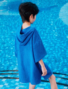 अनुकूलित सस्ते प्रिंटिंग पैटर्न हुड पोंचो तौलिया के साथ टोडलर बेबी बच्चों बीच बीच तौलिया - Product Image 4