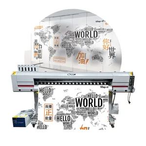 东顺工厂销售1.6米四I3200 U1印刷超透明聚氯乙烯自粘紫外卷对卷打印机