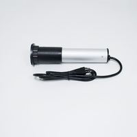 Station de charge rétractable encastrée avec 3 prises US et 2 ports USB pour comptoir de cuisine