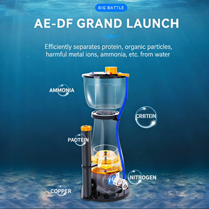 مقشدة بروتين داخلية AQUA <span class=keywords><strong>EXCEL</strong></span> DF130/160/180/200/230/300 مع مضخة تيار مستمر خارجية ذات تردد متغير لأحواض الشعاب المرجانية البحرية - Product Image 2