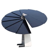 Panneau solaire photovoltaïque monocristallin Zixi Urban Outdoor à faible émission de carbone, éclairage extérieur, fleur solaire, contrôleur MPPT 2,65 kW 220 V