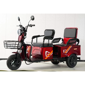 Triciclo Eléctrico con Pedales, Tipo <span class=keywords><strong>Chopper</strong></span>, con Certificación para Adultos, Triciclo Eléctrico para Dos Personas, Triciclo de Carga de Baja Velocidad - Product Image 4