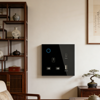 Interrupteur intelligent Tuya 1 voie 220V norme UE 16A 3 positions multi-directionnel pour escalier