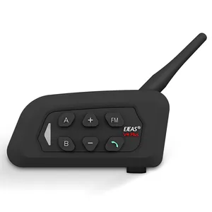 V4 Plus 4 Rijders Ce Rohs Fcc Bqb Certificaat Bt Draadloze Intercom IP65 Full-Duplex Motorfiets Bluetooth Helm Intercom