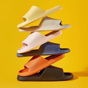 Summer Minimalist Slippers For Women Men Indoor Shower Bathroom Home Guesthouse Couple Plush Sandals Size 35 44 Injection Sole - Product Image 1