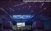 Lumière de ciel étoilé en fibre optique personnalisée pour le plafond de voiture
