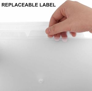 Thư mục cờ vua mở rộng 6 túi với nút chụp và thiết kế bàn cờ đen trắng, thích hợp cho văn phòng và du lịch tại nhà. - Product Image 2