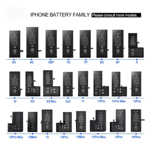 แบตเตอรี่โทรศัพท์มือถือคุณภาพสูง ความจุสูง 2250mAh สำหรับรุ่น 5/5s/6/6s/7/8/X/Xr/Xs Max/11 ได้รับการรับรองมาตรฐาน CE/FCC ใช้งานได้ 500 รอบ <span class=keywords><strong>12</strong></span> - Product Image 3