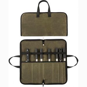 Échantillon gratuit : Sac de rangement portable pour couteaux de cuisine, robuste, en EVA, avec fermeture éclair, pour outils et couteaux - Product Image 2