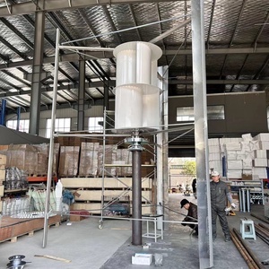 กังหันลมผลิตไฟฟ้าแนวตั้ง 3000w 5kw 96V 120V 220V 380v 260 รอบต่อนาที กังหันลม 3 เฟส 50HZ 60HZ 3 ใบพัด ไม่มีเสียงรบกวน ใช้ในบ้านได้ - Product Image 3